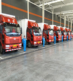 常州到陕西物流公司车辆展示