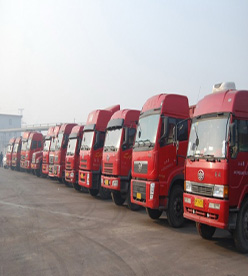 常州到陕西物流车辆展示